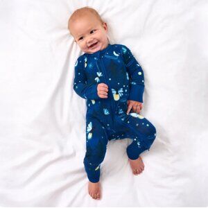 NWT: Little Sleepies Firefly Glow Zippy size 6-12 months